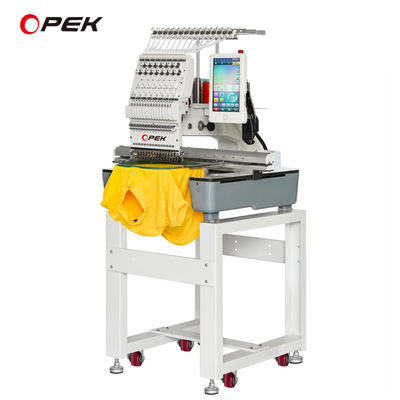 Computergestützte OPEK Einkopf-T-Shirts Stickmaschine für Industrie und Heim