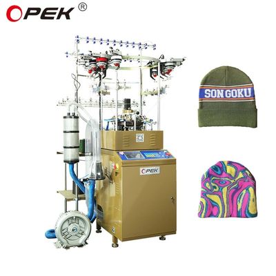 Weiterentwickelte automatische Strickmaschine für Opek Fashion Beanie und Football Club Schal