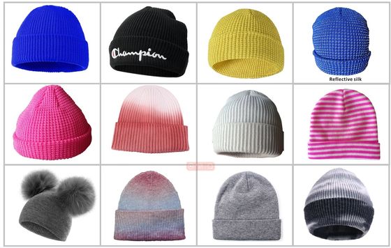 Männer-Frauen-Riflex-Garn-Ribbenhut mit vollautomatischem Alarm-Steuerungssystem für Strickmaschinen
