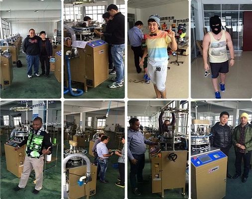 Vollcomputergesteuerte Fussballschal-Strickmaschine mit vollautomatischem Alarm