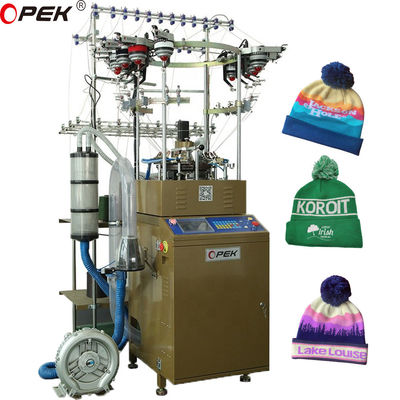 325 KG Opek Winter Beanie Strickmaschine mit automatischem Schmieren und Ölzusatzsystem