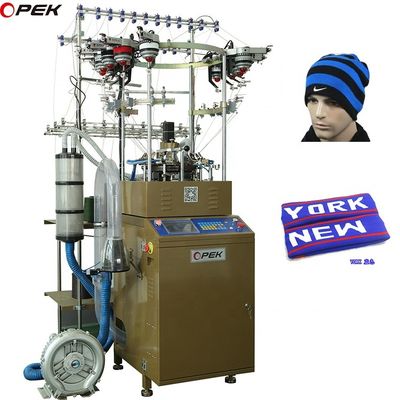 Personalisierbare 144-400 Nadel OPEK vollständig computergestützte Jacquard Beanie Strickmaschine