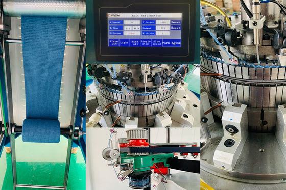 2024 Musterwebereien für automatische Kreislaufrippenmützen Material für Strickmaschinen