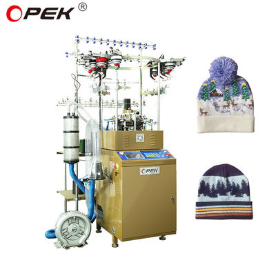 Design zwei-in-einer Jacquard-Schal- und Hutmachmaschine mit einer einzigen Strickmethode