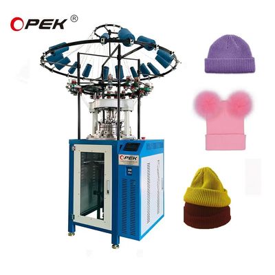 4-10 Zoll Zylinder Durchmesser Computerisierte Gewerbliche Rippen und Tuck Hats Strickmaschine
