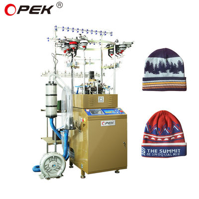 Berührungsschirm OPEK Kreisförmig Jacquard Schal und Hut Strickmaschine 9INCH Zylinder Durchmesser