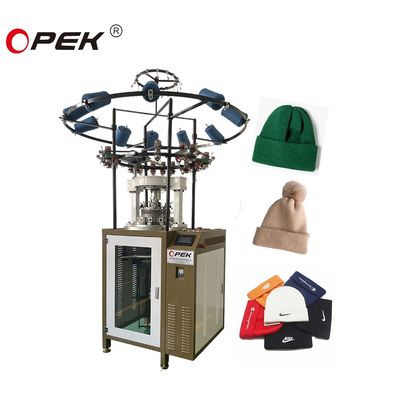 Fortgeschrittene Hot Tuck und Rippen Hüte Strickmaschine für kreisförmiges Design 70-300 Nadeln