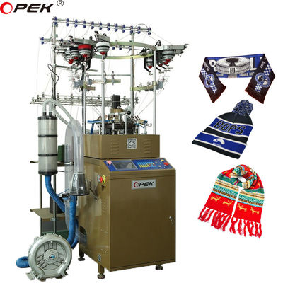 52 Zoll Strickbreite OPEK Hochgeschwindigkeits-Kreislauf-Windschutz-Hut und Schal Strickmaschine