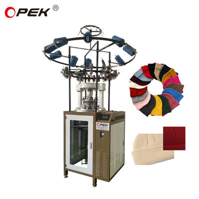 7G-18G-Gänge Strickmaschine für OPEK Rib Strick Polyester-Hüte und stilvolle Woll-Hüte