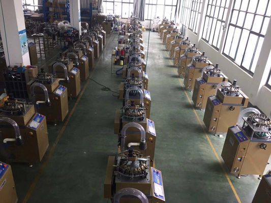 800 Stück / Tag OPEK Automatische Jacquard Fußballventilator Schalmachmaschine