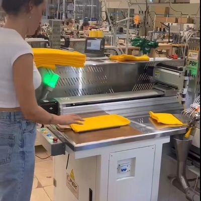 Vollautomatische gestrickte Beanie Hut Kopf Overlock Nähmaschine für 300-400pcs/Stunde