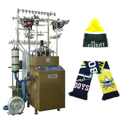 800 Stück/Tag Produktion OPEK Automatische Jacquard Schalmachmaschine für Bekleidungsgeschäfte