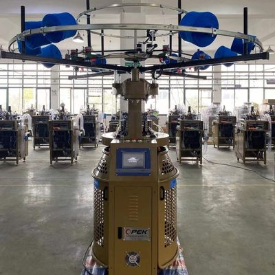 450 KG Tuck Hat Cap Strickmaschine mit vollständig computergestützter Steuerung und nahtloser Technologie