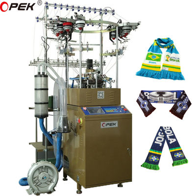 Hochwertige OPEK 365 Jacquard Kappe und Schal Strickmaschine mit vollständig computergesteuerter Steuerung
