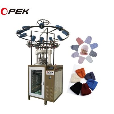 Komputergestützte OPEK Rib Hat Cap Circular Strickmaschine für 450 KG