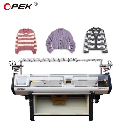 Computergestützte Flachstrickmaschine Strick-Pullover-Sumpsuit mit fortgeschrittenem Jacquard-Design