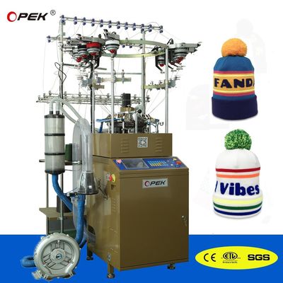 600 Stück/Monat Strickbeanie Kappen Hutmachmaschine mit ISO9001 CE-Zertifikat