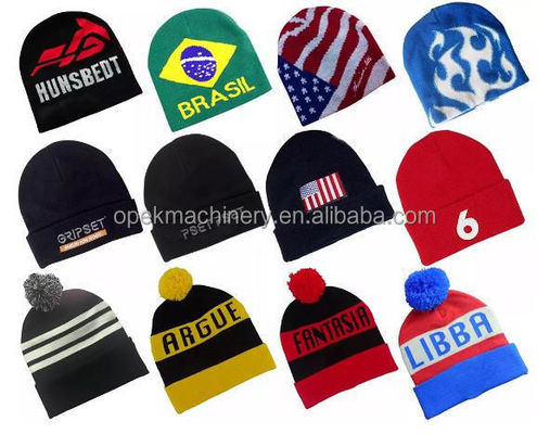 600 Stück/Monat Strickbeanie Kappen Hutmachmaschine mit ISO9001 CE-Zertifikat
