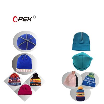 220V 50/60HZ Overlock Stich Jacquard und Rippen Stricked Hut Beanie Maschine für den Haushalt