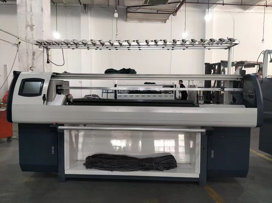 Geschwindigkeit 3.5G Doppelsystem Jacquard Pullover Strickmaschine in 2500*850*1600mm Größe