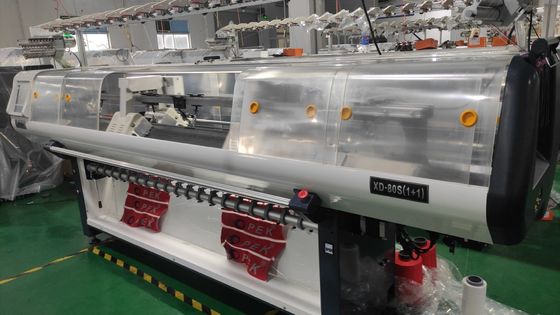 1.6m/S Computergestützte Flachstrickmaschine zur Herstellung von Polo-T-Shirts und -Halsbänder für Bekleidungsgeschäfte
