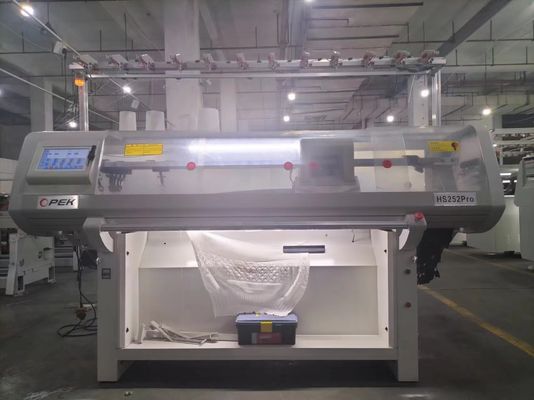 52 Zoll Flachkragen Strickmaschine mit Doppelsystem und computergestützter Steuerung
