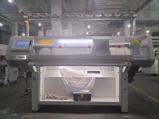 52 Zoll Flachkragen Strickmaschine mit Doppelsystem und computergestützter Steuerung