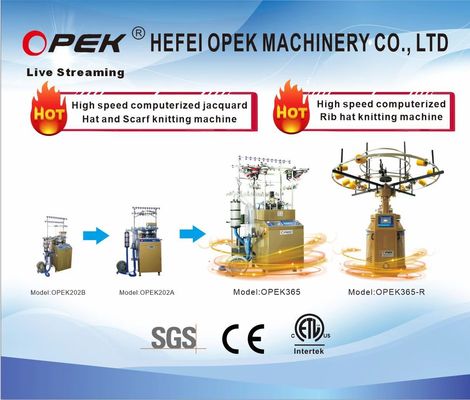 OPEK Hut Kreislauf Strickmaschine 9 Zoll Warp Strick für Kreislauf Maschine Stil