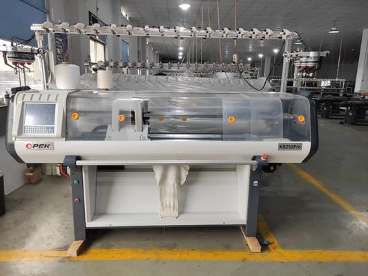 52 Zoll Flachkragen Strickmaschine mit Doppelsystem und computergestützter Steuerung