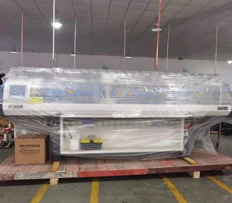 52 Zoll Flachkragen Strickmaschine mit Doppelsystem und computergestützter Steuerung