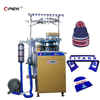 Kreisförmige OPEK Hochgeschwindigkeitsmaschine zur Strickerei von Jacquard-Winterhutten und -Schals
