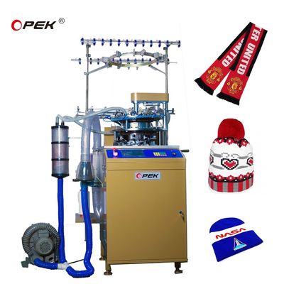 Profi-Stickmaschine Jacquard Kreislauf-Stickmaschine für Fußball-Schal und Hut