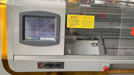 Voll Jacquard Flat Knitting Machine 650 KG Doppelsystem 52 Zoll für die Heimproduktion
