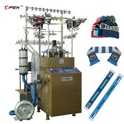 600 Stück / Monat OPEK High Speed Hut und Fan Fußball Schal Strickmaschine 752*663*1418mm