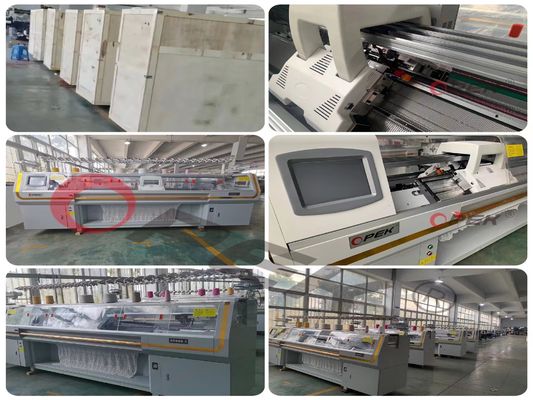 Computergestützte 1,5 W-Einzelsystem-Elektrische Flachstrickmaschine für Produkte