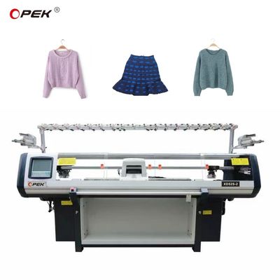 80 Zoll Flat Double System Schuluniform Pullover Strickmaschine mit höherer Geschwindigkeit