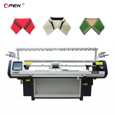 Halsflächige Strickmaschine 52-80 Zoll Einfahrzeug-Doppelsystem für Polo-T-Shirts