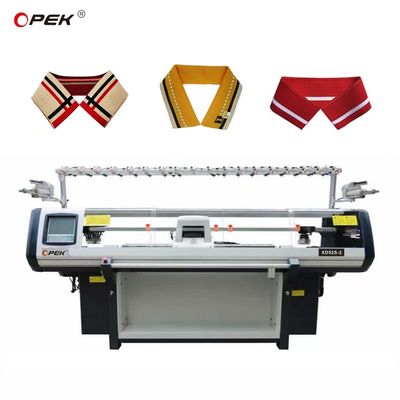 Einzelne Strickmethode Industrielle Doppelsysteme Computergestützte Flachstrickmaschine zur Herstellung von Kragen