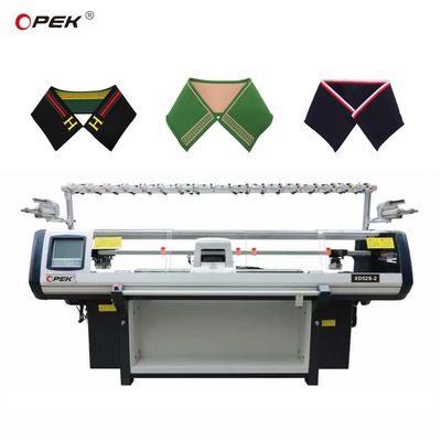 Computergestützte Flachstrickmaschine mit Doppelsystem für 72 Zoll breite Strickwaren