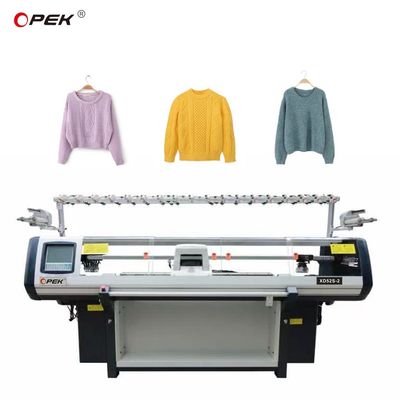 Computergestützte Flachstrickmaschine mit Doppelsystem für 72 Zoll breite Strickwaren