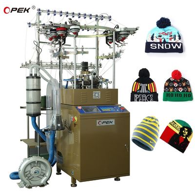 Touchscreen Opek Strick-Slouch Beanie Hut-Machmaschine mit vollem Automatik-Alarm