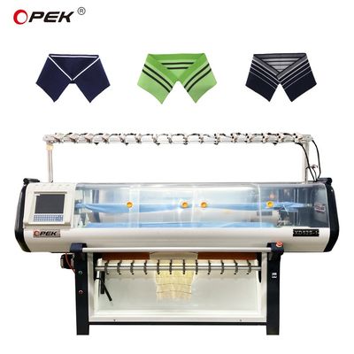 Steigern Sie Ihre Produktion mit 72 Zoll Strickbreite Flachkragen und Manschetten Strickmaschine