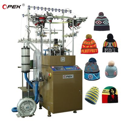Vollständig computergestützte Steuerung Jacquard Beanie Hutmachmaschine CE ETL von der OPEK genehmigt