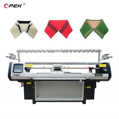 Computergestützte Flachstrickmaschine für verschiedene Produkte