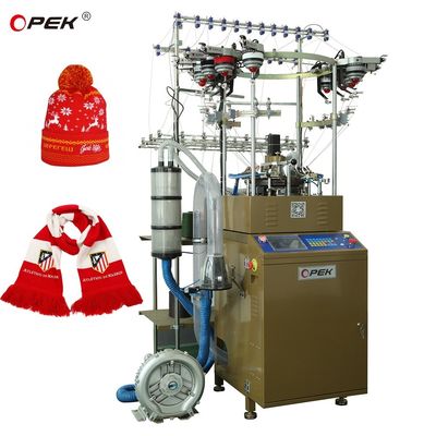 Vollautomatischer Alarm-Schal und Winterhut-Strickmaschine mit hoher Produktionskapazität