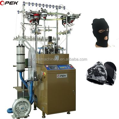 160N-360N Nadeln Einzige Trikot Jacquard Kappe Herstellung Maschine für 500 Stück / Tag Produktion