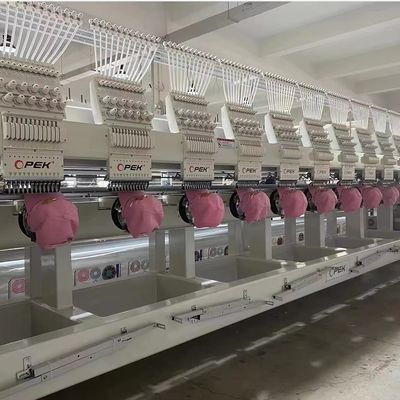 652*150cm Arbeitstischgröße Tajima 12 Kopf Stickmaschine für Hüte und fertiges Kleidungsstück