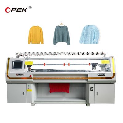 Drei Systeme vollständig computergestützte Flachpullover Strickmaschine für Heimstrickerei