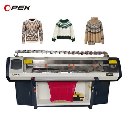 Drei Systeme vollständig computergestützte Flachpullover Strickmaschine für Heimstrickerei
