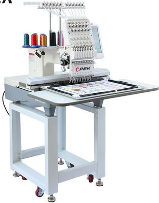 Einkopfcomputergestützte Stickmaschine mit 400 Kopfen und 12/15 Nadeln